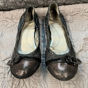 Tahari Black Ballet Flats
